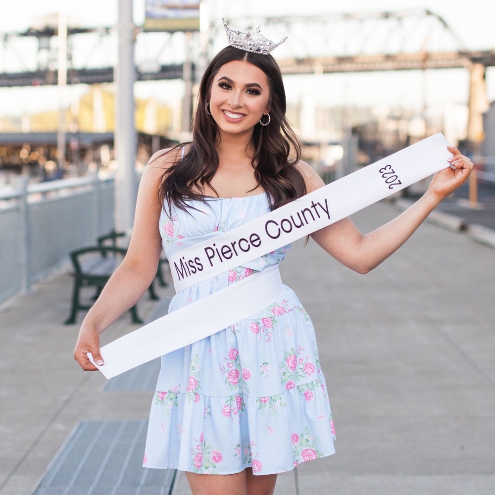 altar'd state blue floral dress size large